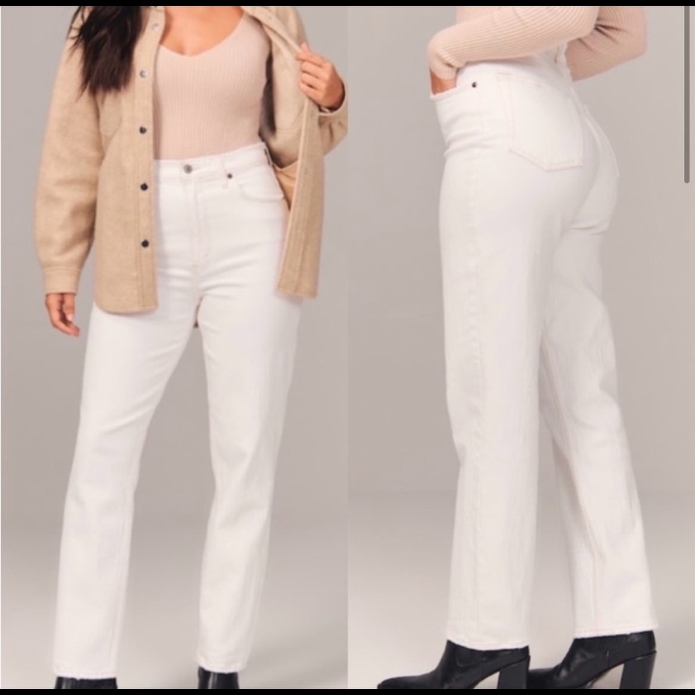 Abercrombie & Fitch 90s Straight Ultra High Rise 8R